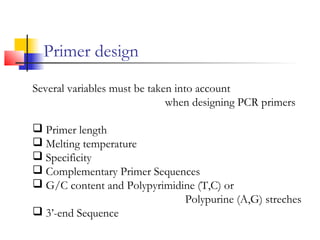 Primer Design App Primerdesign | PPT