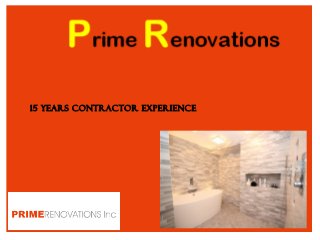 15 Years Contractor Experience
 