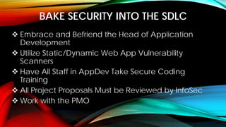 Primer for Information Security Programs | PPT