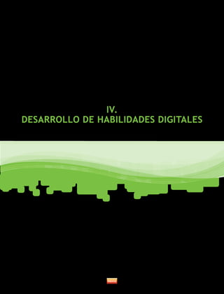IV. 
DESARROLLO DE HABILIDADES DIGITALES 
 