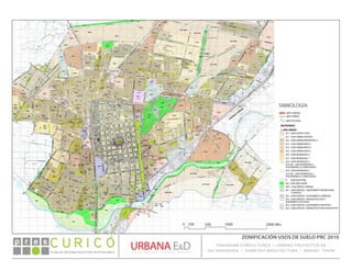 SIMBOLOGÍA
PLAN DE RECONSTRUCCIÓN SUSTENTABLE
Ó     p r e s
ZONIFICACIÓN USOS DE SUELO PRC 2010
0 100 500 1000 2000 Mts.
PANORAMA CONSULTORES / URBANO PROYECTOS SA
GSI INGENIERÍA / DOMEYKO ARQUITECTURA / MANUEL TIRONI
 