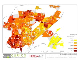 ALTO
MEDIO-ALTO
MEDIO
MEDIO-BAJO
BAJO
SIMBOLOGÍA
LÍMITE URBANO
PRC 2010
0 100 500 1000 2000 Mts.
PLAN DE RECONSTRUCCIÓN SUSTENTABLE
Ó     p r e s
ESTRATOS SOCIOECONÓMICOS
PANORAMA CONSULTORES / URBANO PROYECTOS SA
GSI INGENIERÍA / DOMEYKO ARQUITECTURA / MANUEL TIRONI
 