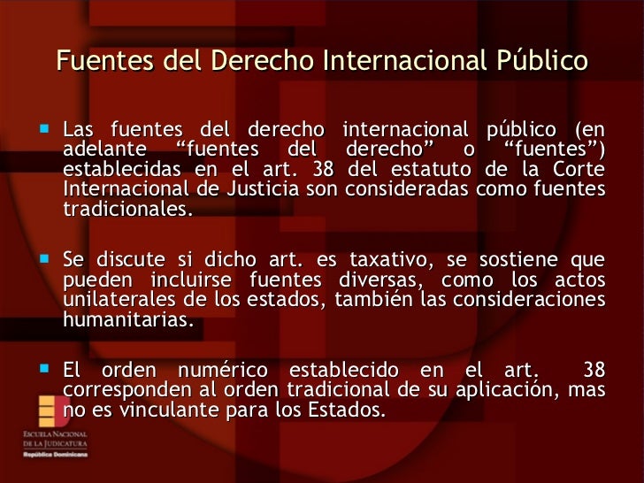 ENJ-3-200 Fuentes Del Derecho Internacional
