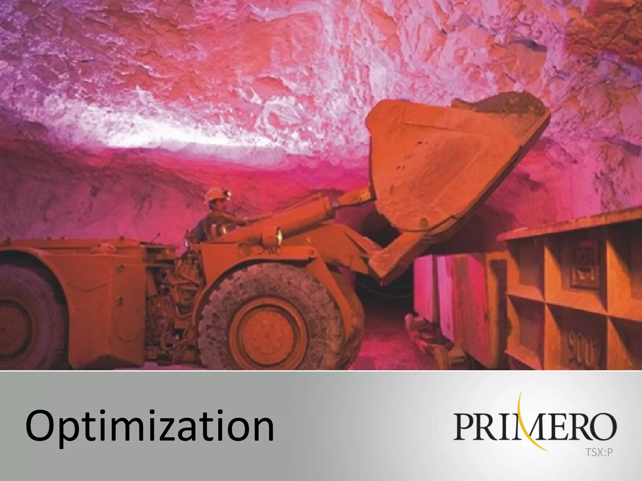 Optimization   TSX:P
 