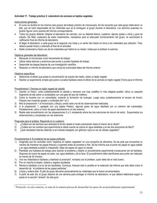 Primero medio biología