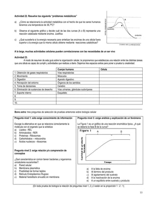 Primero medio biología