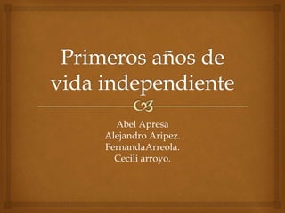 Abel Apresa
Alejandro Aripez.
FernandaArreola.
Cecili arroyo.
 