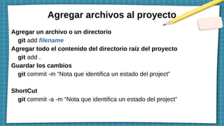 Primeros pasos con git | PDF