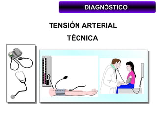 DIAGNÓSTICO

TENSIÓN ARTERIAL
    TÉCNICA
 