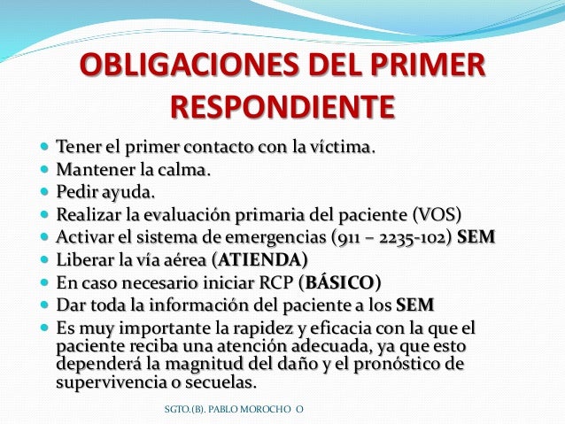 Primeros auxilios básicos