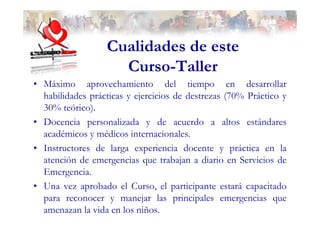 Primeros Auxilios en Niños