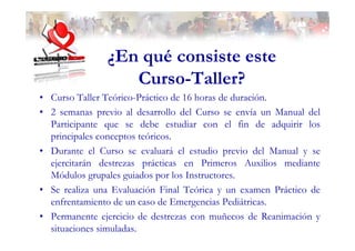 Primeros Auxilios en Niños