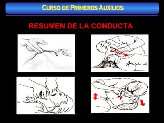 RESUMEN DE LA CONDUCTA Curso de Primeros Auxilios 
