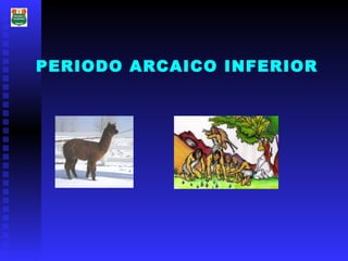 PERIODO ARCAICO INFERIOR 