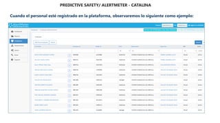 Cómo usar Predictive Safety y Alertmeter en Catalina para registro y ...