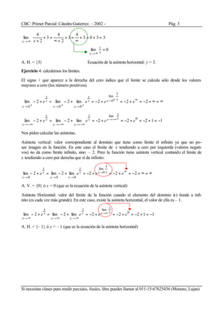 primer parcial de matematica del cbc | PDF