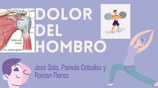 Dolor
del
hombro
José Sala, Pamela Ceballos y
Roman Flores
 