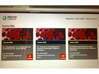 PREVALENCIA DE LA ANEMIA PREOPERATORIA Y CONSECUENCIAS. Primer Pilar del PBM. Dra Bisbe