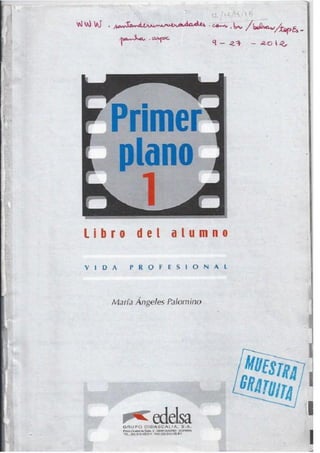 Primer plano 1 libro del alumno- PDF | PDF
