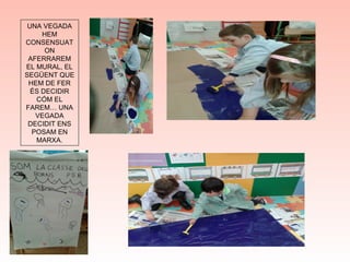 UNA VEGADA
HEM
CONSENSUAT
ON
AFERRAREM
EL MURAL, EL
SEGÜENT QUE
HEM DE FER
ÉS DECIDIR
CÓM EL
FAREM… UNA
VEGADA
DECIDIT ENS
POSAM EN
MARXA.
 