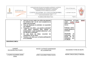 Primer semana de practicas