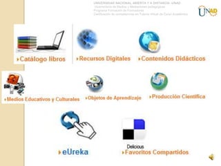 UNIVERSIDAD NACIONAL ABIERTA Y A DISTANCIA -UNAD
Vicerrectoría de Medios y Mediaciones pedagógicas
Programa Formación de Formadores
Certificación de competencias en Tutoría Virtual de Curso Académico
 