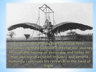 The history of flight | PPTX