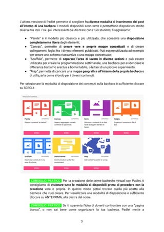 Primi passi con PADLET | PDF