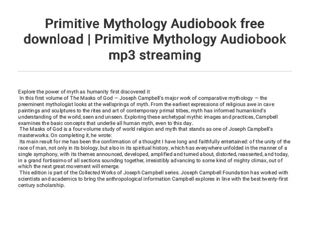 Primitive Mythology Audiobook Free Download Primitive Mythology Aud