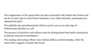 Primitive reflexes and therir pathway . pptxtx | PPTX