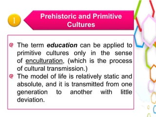Primitive School vs. Formal School | PPTX