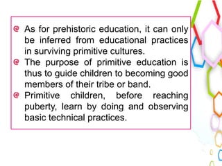 Primitive School vs. Formal School | PPTX