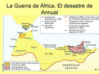 La Guerra de África. El desastre de
Annual
 