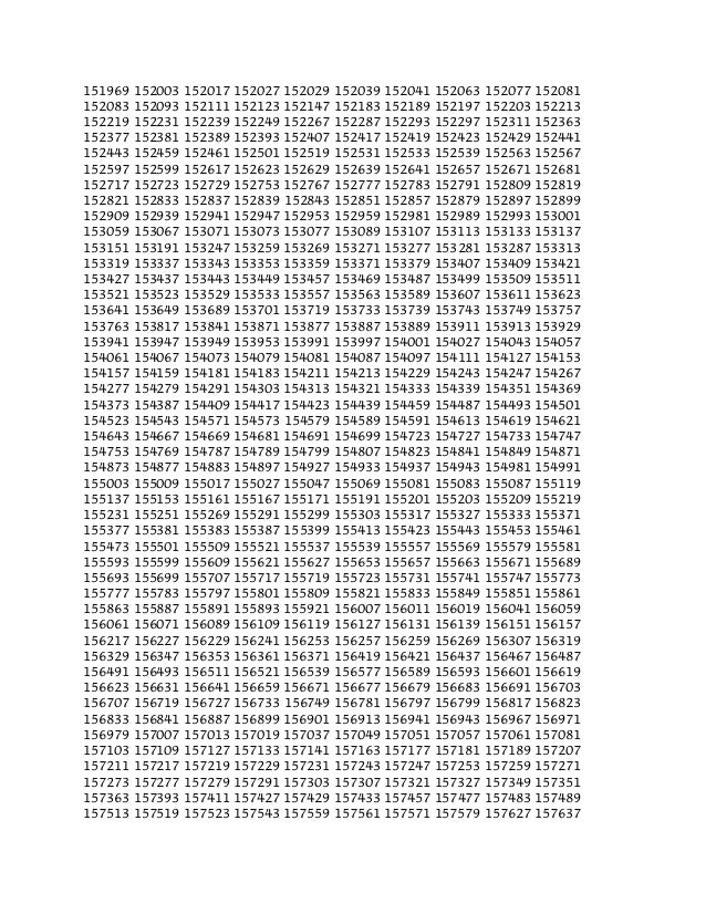 Numeros Primos