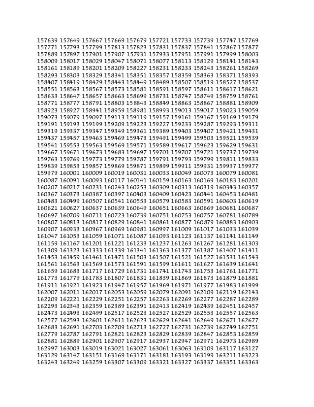 Numeros Primos