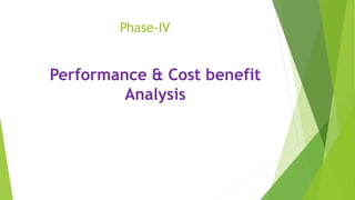 Phase-IV
Performance & Cost benefit
Analysis
 