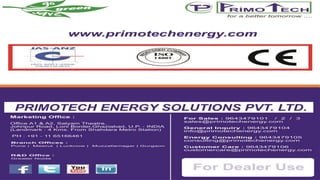 Primotech solar  projects