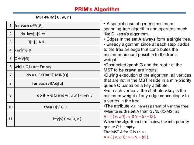 Prim's algorithm