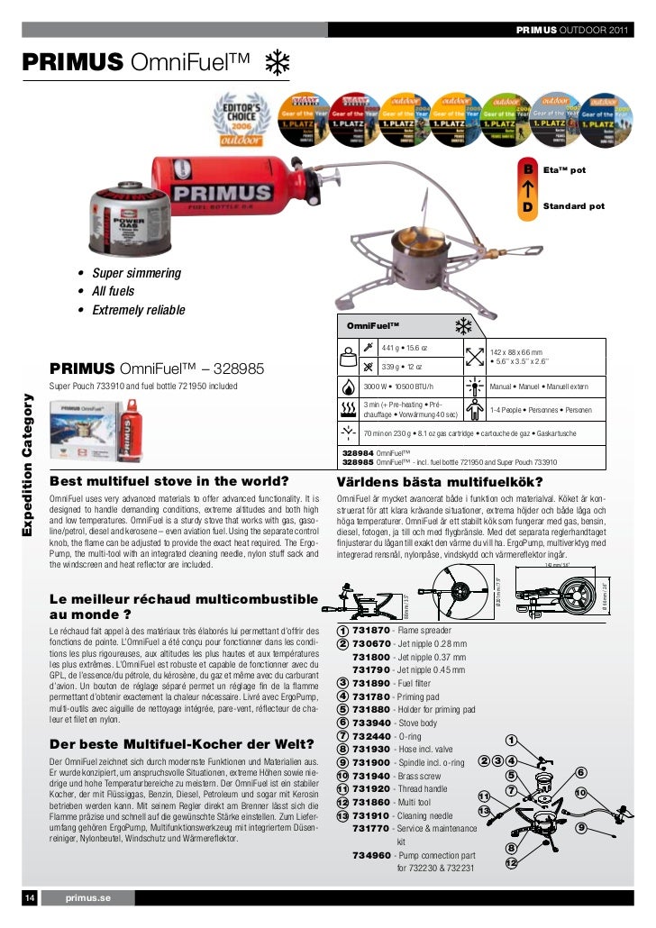 Catálogo Primus outdoor workbook 2011