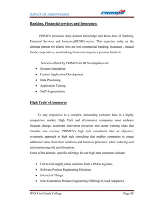 Primus project report | PDF