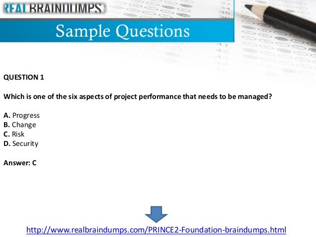 PRINCE2Foundation Fragen Und Antworten