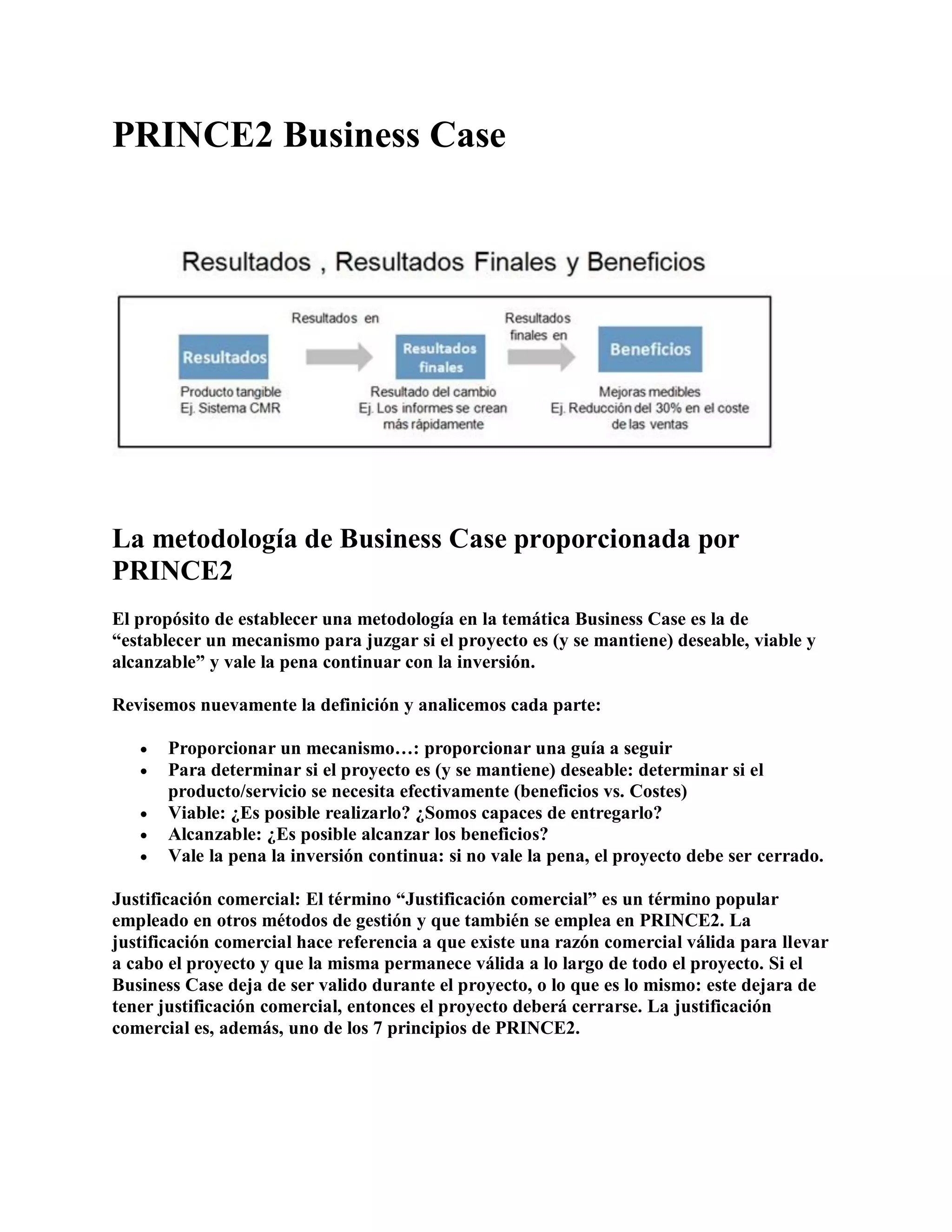 Image 8 for Prince2 Business Case Template Word