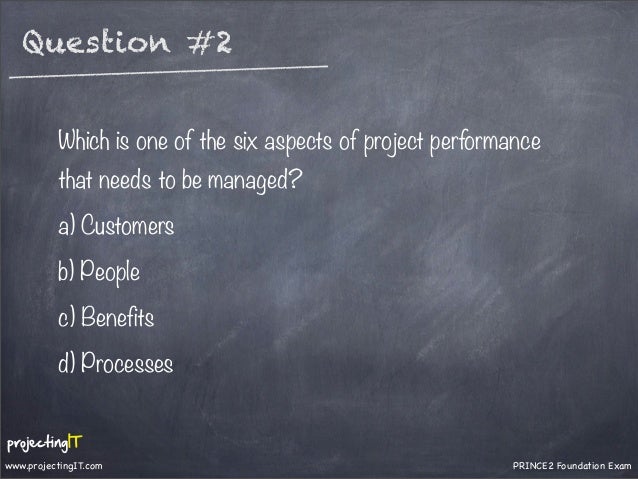PRINCE2-Foundation Tests