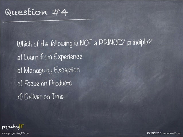 PRINCE2-Foundation模擬トレーリング