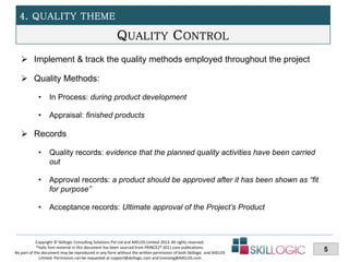 PRINCE2 Practitioner Course Training Part 7 | PPTX