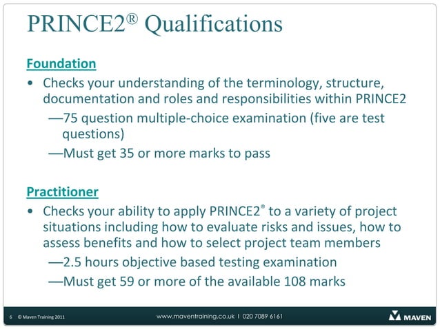 PRINCE2 Project Management Quick Guide | PPT