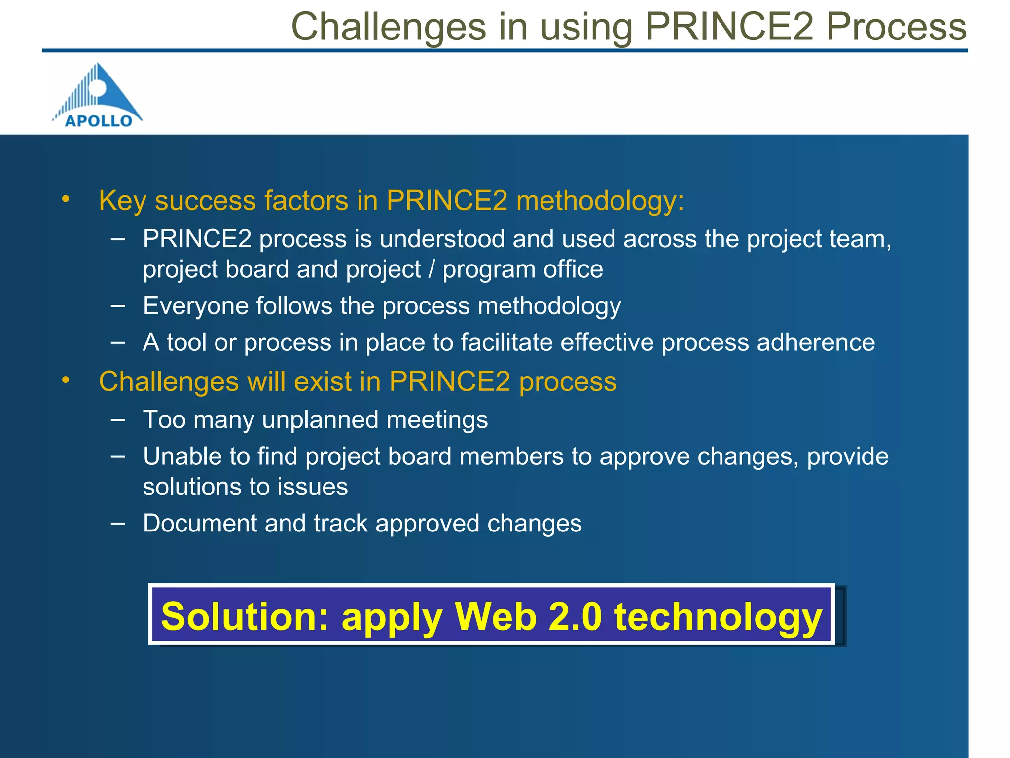 Prince2 Project Management With Web 2.0