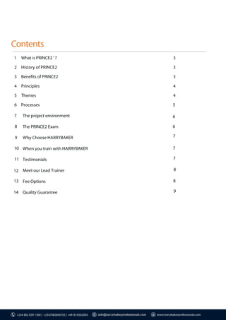 Prince2 Summary Guide.pdf PRINCE2 quick guide | PDF