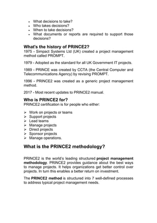 Prince2 resources e book 2 | PDF