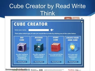 Cube Creator by Read Write 
Think 
 
